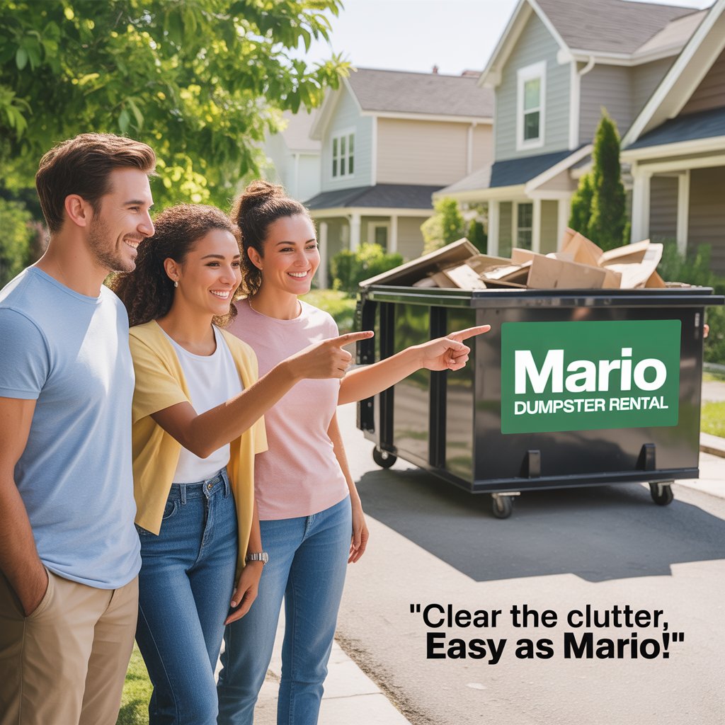 Mario Dumpster Rental headquarters on Damen Avenue